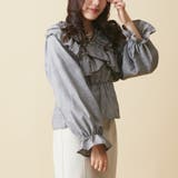 グレンチェッククロス衿ブラウス | OLIVE des OLIVE OUTLET | 詳細画像9