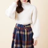 オフホワイト | リブボトルネックプルオーバー | OLIVE des OLIVE OUTLET