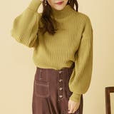 イエロー | リブボトルネックプルオーバー | OLIVE des OLIVE OUTLET