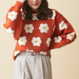 フラワー刺繍プルオーバー | OLIVE des OLIVE OUTLET | 詳細画像2