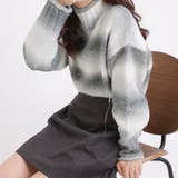 グラデーションニットロールネックプルオーバー | OLIVE des OLIVE OUTLET | 詳細画像11