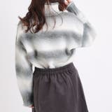 グラデーションニットロールネックプルオーバー | OLIVE des OLIVE OUTLET | 詳細画像13