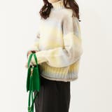 グラデーションニットロールネックプルオーバー | OLIVE des OLIVE OUTLET | 詳細画像8