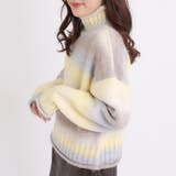 グラデーションニットロールネックプルオーバー | OLIVE des OLIVE OUTLET | 詳細画像4