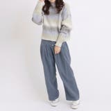 グラデーションニットロールネックプルオーバー | OLIVE des OLIVE OUTLET | 詳細画像20