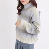 グラデーションニットロールネックプルオーバー | OLIVE des OLIVE OUTLET | 詳細画像18