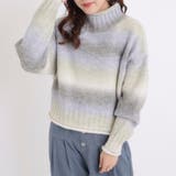 グラデーションニットロールネックプルオーバー | OLIVE des OLIVE OUTLET | 詳細画像16