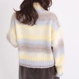 グラデーションニットロールネックプルオーバー | OLIVE des OLIVE OUTLET | 詳細画像5