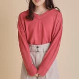 カシミアタッチVプルオーバー | OLIVE des OLIVE OUTLET | 詳細画像1