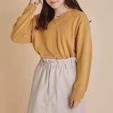 キャメル | カシミアタッチVプルオーバー | OLIVE des OLIVE OUTLET