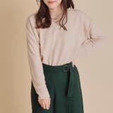 ナチュラル | カシミアタッチVプルオーバー | OLIVE des OLIVE OUTLET