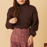 リブボトルネックプルオーバー | OLIVE des OLIVE OUTLET | 詳細画像1