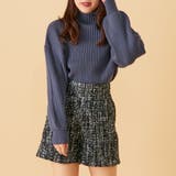 ブルー | リブボトルネックプルオーバー | OLIVE des OLIVE OUTLET