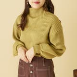 イエロー | リブボトルネックプルオーバー | OLIVE des OLIVE OUTLET