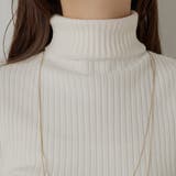 【万能ニット】ハイネックリブトップス | NICE CLAUP OUTLET | 詳細画像15