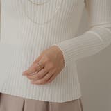 【万能ニット】ハイネックリブトップス | NICE CLAUP OUTLET | 詳細画像16