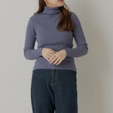【万能ニット】ハイネックリブトップス | NICE CLAUP OUTLET | 詳細画像8