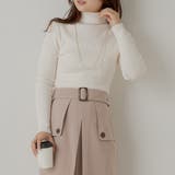 【万能ニット】ハイネックリブトップス | NICE CLAUP OUTLET | 詳細画像20