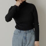 【万能ニット】ハイネックリブトップス | NICE CLAUP OUTLET | 詳細画像9