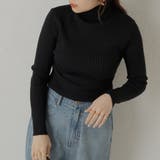 【万能ニット】ハイネックリブトップス | NICE CLAUP OUTLET | 詳細画像10