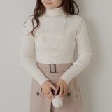 オフ | 【万能ニット】ハイネックリブトップス | NICE CLAUP OUTLET