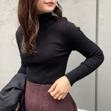【万能ニット】ハイネックリブトップス | NICE CLAUP OUTLET | 詳細画像2