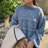 ダイヤ柄ループ編ニット | NICE CLAUP OUTLET | 詳細画像7