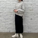 ダイヤ柄ループ編ニット | NICE CLAUP OUTLET | 詳細画像13