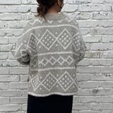 ダイヤ柄ループ編ニット | NICE CLAUP OUTLET | 詳細画像16
