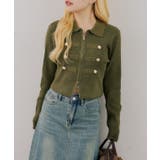 ナポレオン風ダブルジップニット | RMAF　NICE CLAUP / OLIVE des OLIVE | 詳細画像12 