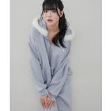 【5色展開】ラインストーンビッグファーパーカー | RMAF　NICE CLAUP / OLIVE des OLIVE | 詳細画像11 
