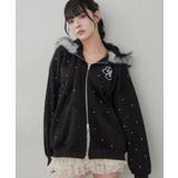 【5色展開】ラインストーンビッグファーパーカー | RMAF　NICE CLAUP / OLIVE des OLIVE | 詳細画像18 