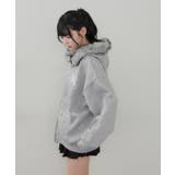 【5色展開】ラインストーンビッグファーパーカー | RMAF　NICE CLAUP / OLIVE des OLIVE | 詳細画像5 