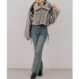【S/Mサイズ展開】サイドレースアップフレアデニムパンツ | RMAF NICE CLAUP / OLIVE des OLIVE | 詳細画像12