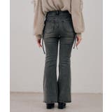 【S/Mサイズ展開】サイドレースアップフレアデニムパンツ | RMAF NICE CLAUP / OLIVE des OLIVE | 詳細画像19