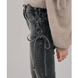 【S/Mサイズ展開】サイドレースアップフレアデニムパンツ | RMAF NICE CLAUP / OLIVE des OLIVE | 詳細画像23