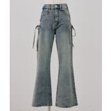 【S/Mサイズ展開】サイドレースアップフレアデニムパンツ | RMAF NICE CLAUP / OLIVE des OLIVE | 詳細画像25