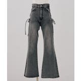 【S/Mサイズ展開】サイドレースアップフレアデニムパンツ | RMAF NICE CLAUP / OLIVE des OLIVE | 詳細画像26