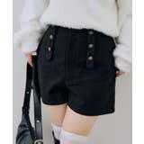 ブラック | ナポレオン風ショートパンツ | RMAF　NICE CLAUP / OLIVE des OLIVE