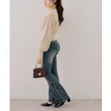 パール付フェザーカシュクールニット | RMAF NICE CLAUP / OLIVE des OLIVE | 詳細画像15