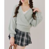 パール付フェザーカシュクールニット | RMAF NICE CLAUP / OLIVE des OLIVE | 詳細画像26