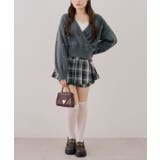 パール付フェザーカシュクールニット | RMAF NICE CLAUP / OLIVE des OLIVE | 詳細画像6