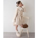 フェイクファー付2WAYコート | RMAF NICE CLAUP / OLIVE des OLIVE | 詳細画像12