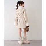 フェイクファー付2WAYコート | RMAF NICE CLAUP / OLIVE des OLIVE | 詳細画像16