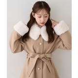 フェイクファー付2WAYコート | RMAF NICE CLAUP / OLIVE des OLIVE | 詳細画像37