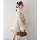 フェイクファー付2WAYコート | RMAF NICE CLAUP / OLIVE des OLIVE | 詳細画像3