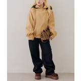 ファーフード付ライダース風ジャケット | RMAF　NICE CLAUP / OLIVE des OLIVE | 詳細画像7 