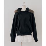 ファーフード付ライダース風ジャケット | RMAF　NICE CLAUP / OLIVE des OLIVE | 詳細画像20 
