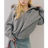 ファーフード付ライダース風ジャケット | RMAF　NICE CLAUP / OLIVE des OLIVE | 詳細画像21 