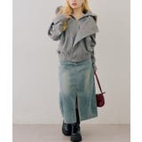 ファーフード付ライダース風ジャケット | RMAF　NICE CLAUP / OLIVE des OLIVE | 詳細画像27 